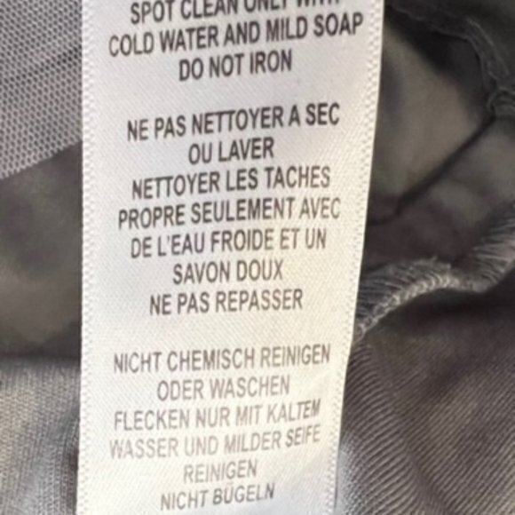 ADRIANNA PAPELL Womens Size 8 Blouson Cocktail Dress BEADED Grey Short PARTY - Picture 14 of 14